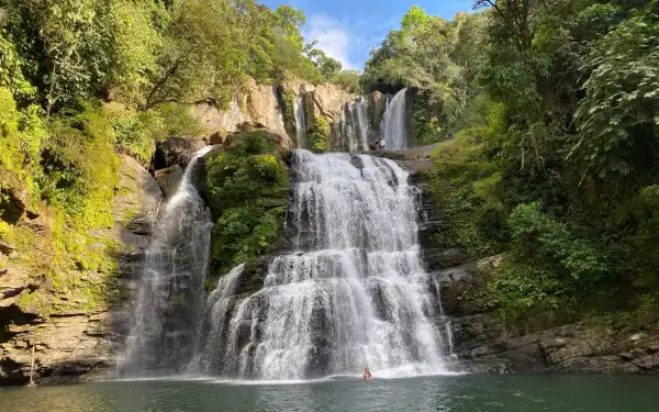 Nauyaca Waterfall in Hacienda Ebano combo tour