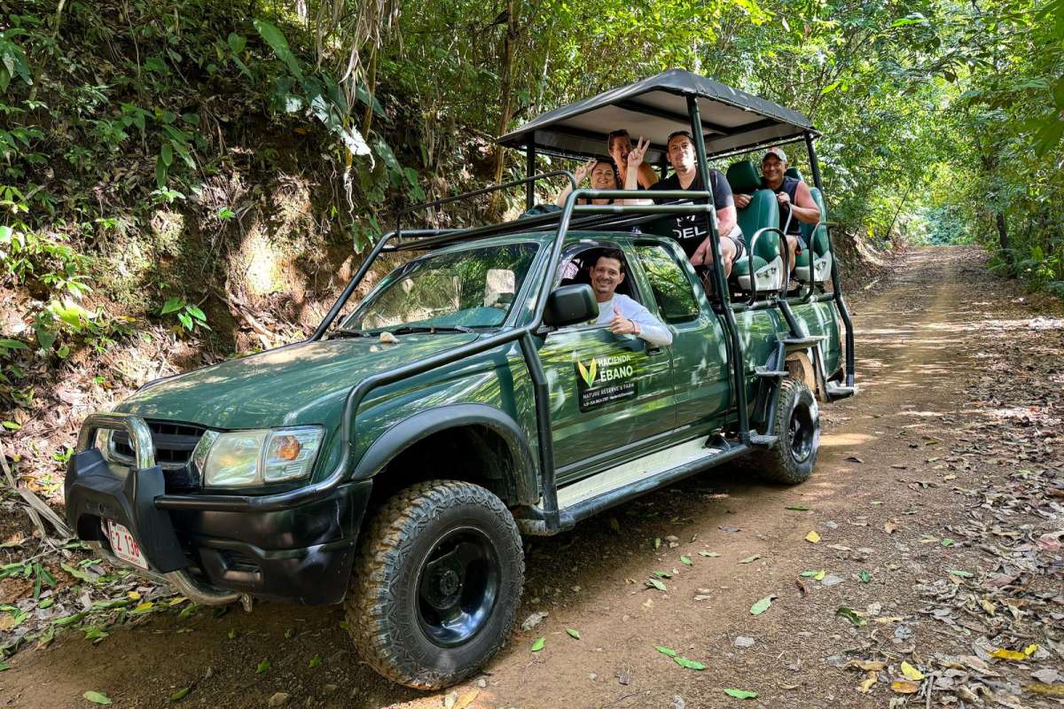 Toyota Safari Truck road to the Ebano Nature Reserve
