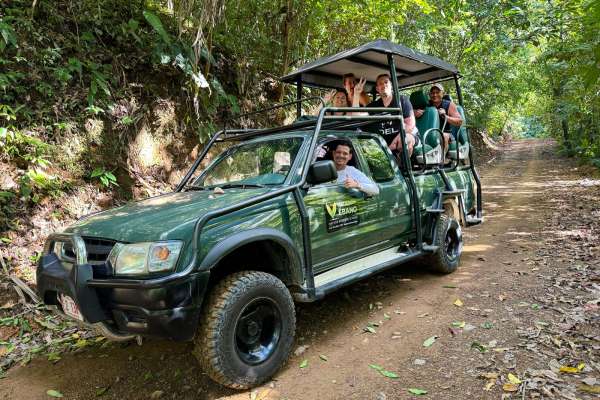 Toyota Safari Truck road to the Ebano Nature Reserve