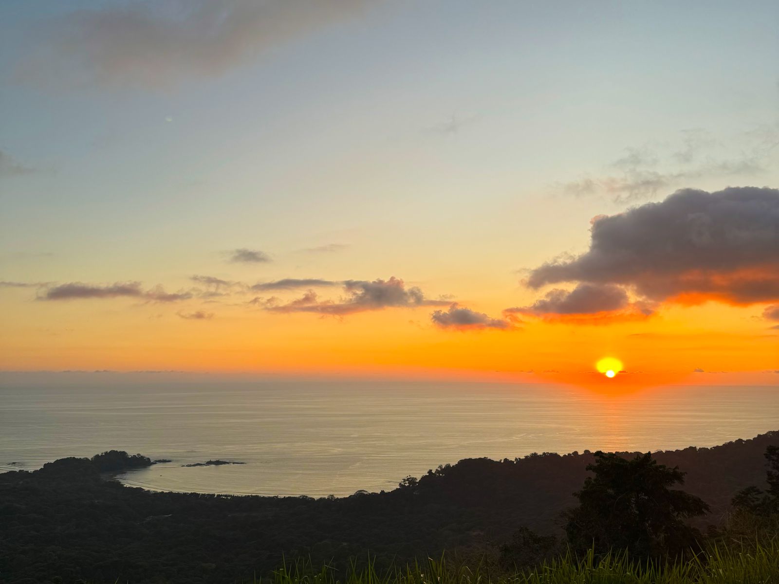 Sunset View of the Punta Dominial Bay from Hacienda Ébano